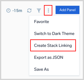 Create Stack Linking option from Dashboard New.png