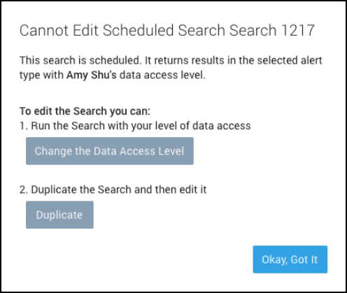 edit search