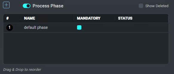 Incident Process Phase Settings